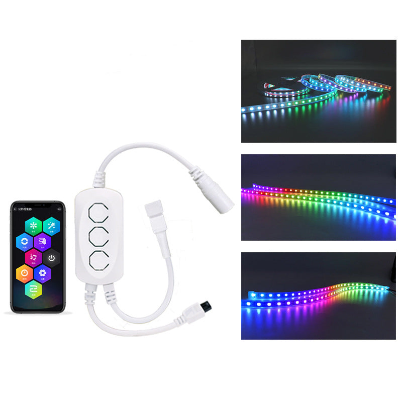 44 Keys WiFi Phantom Controller, Alexa Intelligent Voice-Controlled Colourful Light Strip Controller