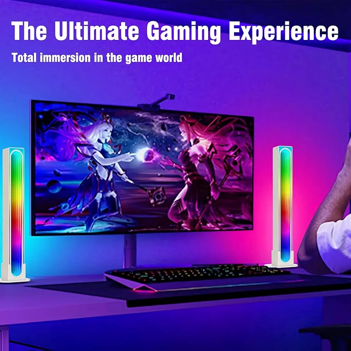 Smart Flow Light Bars, 16 Million Colors RGB 3D Tunnel Light Bars
