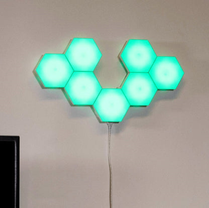 Hexagon LED Lights, Smart LED Wall Light, DIY Geometry Splicing Module