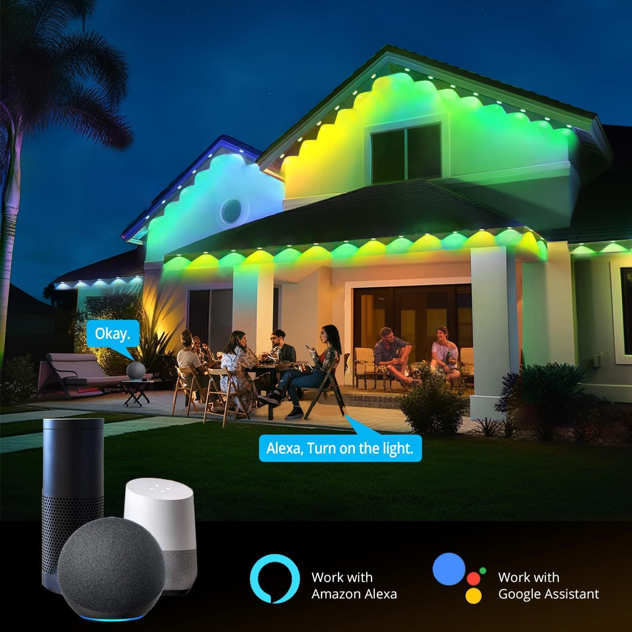 Outdoor Decorative Lights, LED Eave Lights