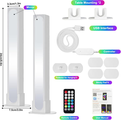 Smart Flow Light Bars, 16 Million Colors RGB 3D Tunnel Light Bars