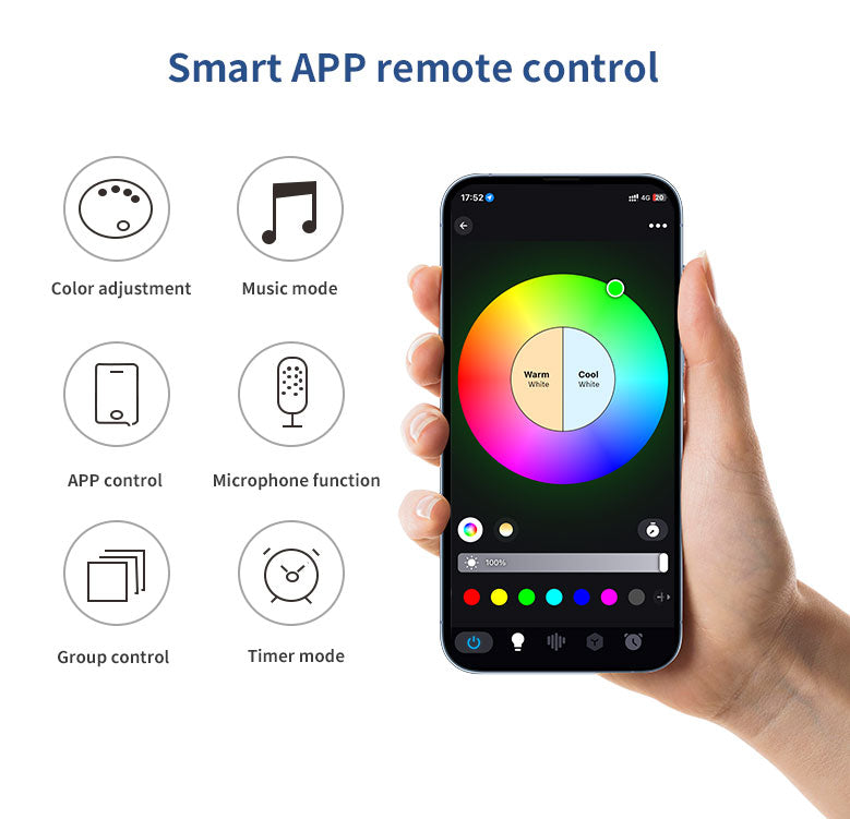 Bluetooth Smart LED Downlight 5W-US Standard